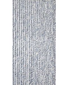 Vliegengordijn - Kattenstaart - 90x200cm - grijs/wit