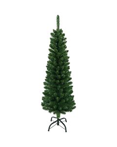 Kerstboom - Smalle Kunstkerstboom - 120 cm - metalen standaard