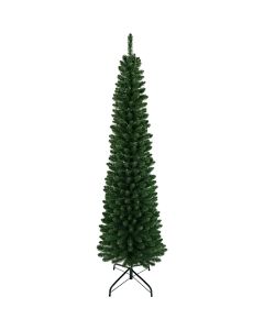 Kerstboom - Smalle Kunstkerstboom - 180 cm - metalen standaard