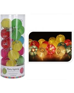 Feestverlichting - 20 lampen - gekleurd