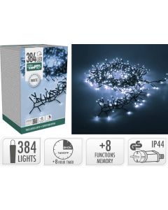Treecluster Kerstboomverlichting - 384led - Wit