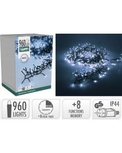 Treecluster Kerstboomverlichting - 960led - Wit