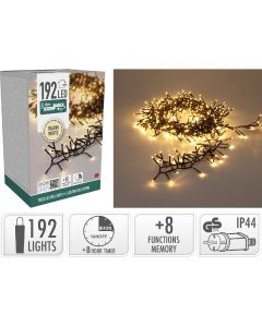 Treecluster Kerstboomverlichting - 192led - warm wit
