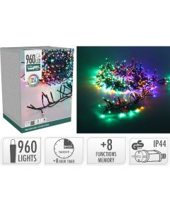 Treecluster Kerstboomverlichting - 960led - multicolor