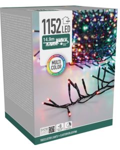 Treecluster Kerstboomverlichting - 1152led - Multicolor