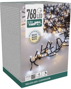Treecluster Kerstboomverlichting - 768led - TwoTone 