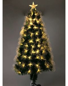 Kerstboom met Verlichting - Fiber Optic - 90 cm