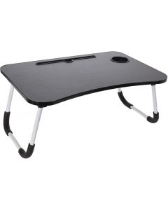 Ceruzo Opklapbare Laptoptafel - Bedtafel - 60x40 cm - Zwart