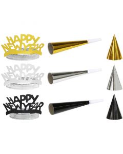Partyset Happy New Year - 20 delig
