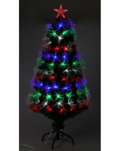 Kerstboom met Verlichting - Fiber Optic - 120 cm - Multicolor
