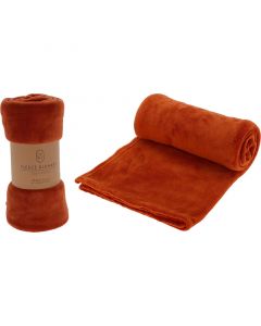 Fleece Deken - 125x150 - Terra Cotta