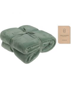 Fleece Deken - 180x230 - Olijfgroen
