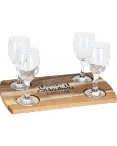 Whiskey Serveerset - Kerst 