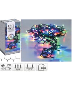 LED verlichting - 40 LED - 3 meter - multicolor