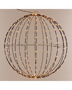 Ceruzo Lichtbol 320 led - Metaal - 50 cm - Kerstverlichting - met Timer - extra warm wit