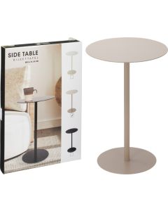 Bijzettafel - Rond - Zand - 35x53 cm