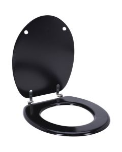 Toiletbril MDF - Hout - Zwart 