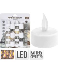 Theelichtjes LED - set 16 stuks - groot en klein