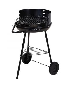 Barbecue half open  - met windscherm