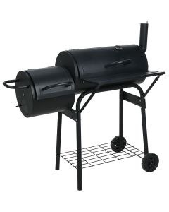 Vaggan Smoker Houtskoolbarbecue - Cilinder Rookoven - 118 x 53 x 102 cm