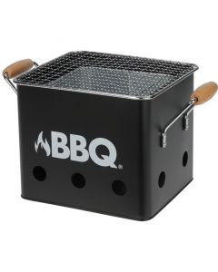 BBQ Kubus - Mini-Barbecue - mat Zwart - 18x15xH15cm