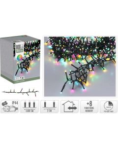 Microcluster - 16 Meter - 800 led - Soft Multi Colour - Kerst - Festival