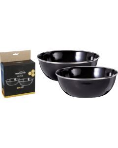 Campingschalen 2x - emaille