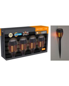 Solar Tuinfakkels - 4 stuks