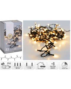 Kerstverlichting 40 led- 3m - warm wit - Timer - Lichtfuncties - Geheugen - Buiten