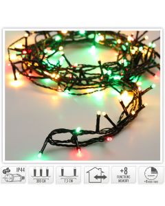 Kerstverlichting 80 led- 6m - three tone traditional - Timer - Lichtfuncties - Geheugen - Buiten