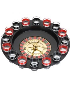 Roulette Drankspel - 16 shotglaajes