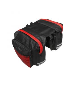 Ceruzo Dubbele Fietstas - 30 Liter - Rood
