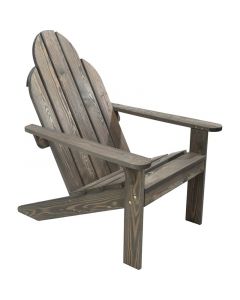 Deckchair - Adirondack Loungestoel - hout - grey wash