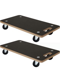 Ceruzo 2 Meubelrollers - Verhuistrolley - 250 kg - 59 x 29 cm