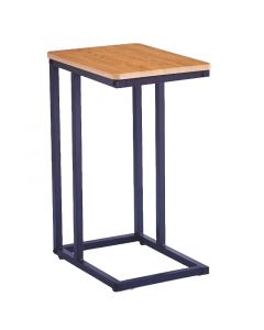 Ceruzo Bijzettafel - Banktafeltje - Metaal en MDF - Naturel