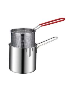 Ceruzo Mini Frituurpan met Mandje - 1.2L - geschikt voor gas