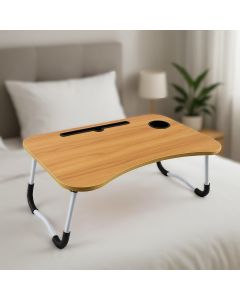 Ceruzo Opklapbare Laptoptafel - Bedtafel - 60x40 cm - Houtlook