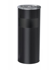Ceruzo Afvalbak met Asbak - Staand - Zwart