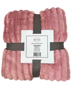 Ceruzo Fleece deken - 150x200 cm - roze
