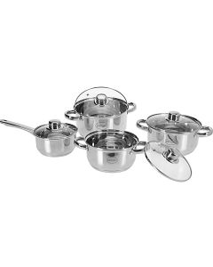 Ceruzo Pannenset 8-delig - alle Warmtebronnen - Inductie 