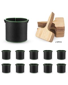 Ceruzo Plantenzakken 10 stuks - 30 Liter 