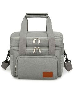 Ceruzo Geïsoleerde Koeltas - Lunchtas 14 Liter - Grijs
