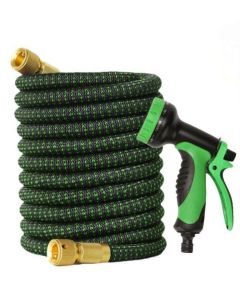 Ceruzo Flexibele Tuinslang tot 30 meter - met Sproeikop en Slanghouder