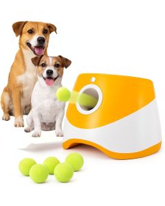 Ceruzo Automatische Ballenwerper - Oplaadbaar - 3 Werpsafstanden - 6 ballen