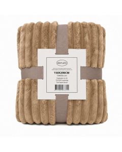 Ceruzo Fleece deken - 150x200 cm - camel