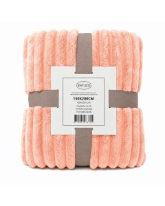 Ceruzo Fleece deken - 150x200 cm - perzik