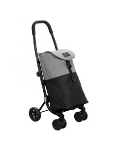 Ceruzo Go Four Boodschappentrolley  - Grijs / Zwart - 43.5 liter - by Playmarket