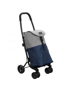 Ceruzo Go Four Boodschappentrolley  - Blauw / Grijs - 43.5 liter - by Playmarket