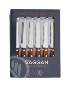 Vaggan Steakmessenset 6 dlg - 21 cm