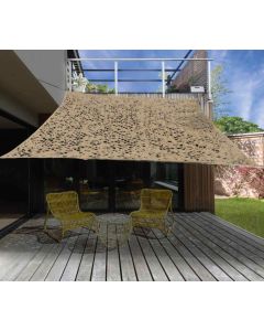 Schaduwdoek Camouflagedoek - Beige - 2x3 m